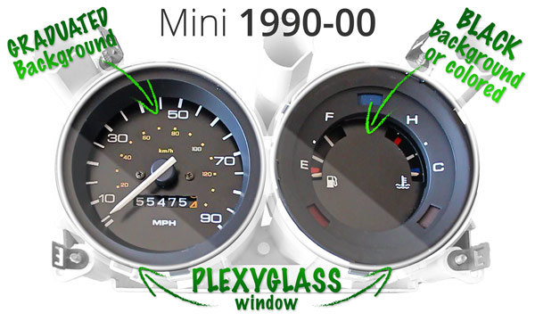 Original instrument cluster for Mini 1990-2000 