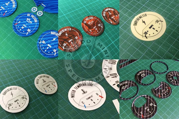 Speedomini Stickers for Smiths gauges