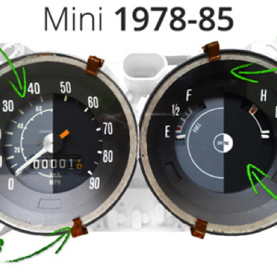 Compteurs Mini 1978-1985