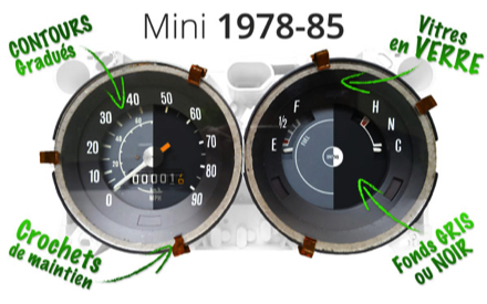 Compteurs pour Mini 78-85